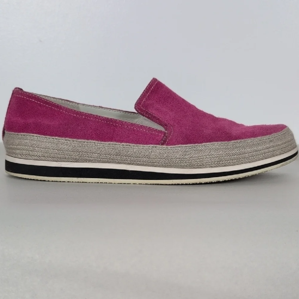 Prada Suede Espadrille Slip-Ons